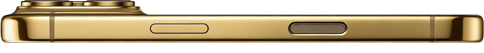 Seitenansicht des personalisierten iPhones