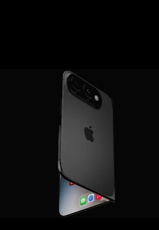 Foldable iPhone outer display concept